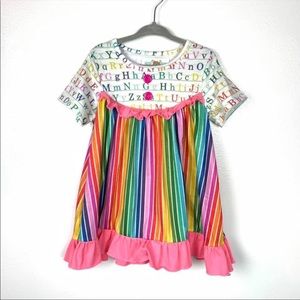 Haddie Bear Boutique Alphabet School Dress 18-24 M